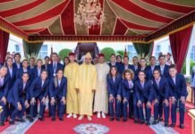 Le roi Mohammed VI honore les Lionnes de l’Atlas finalistes de la WAFCON