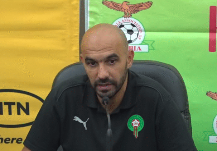 Walid Regragui avant Zambie - Maroc Walid Regragui avant Zambie - Maroc