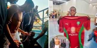 Un jeune zambien repart avec un souvenir inoubliable signé Achraf Hakimi Hakimi