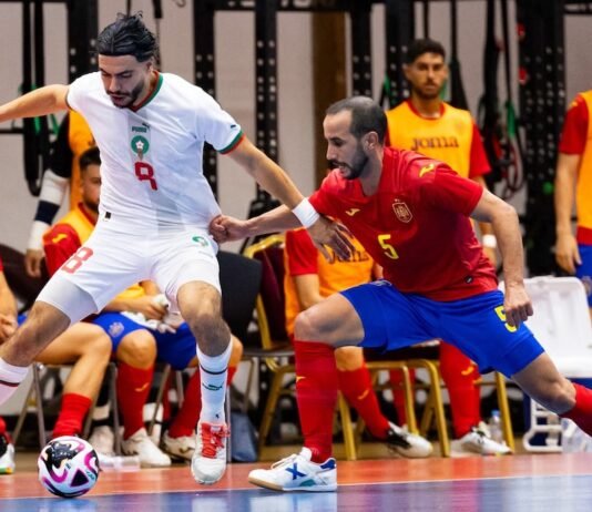Futsal : double confrontation amicale Maroc – Espagne
