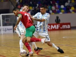 Futsal : Argentine – Maroc pour la première place Maroc - Argentine - Futsal