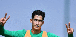 Maroc – Congo : Nayef Aguerd de retour avec les Lions de l’Atlas Le Lion de l'Atlas, Nayef Aguerd