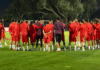 Entrainement des Lions de l'Atlas