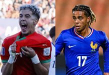 Mondial U20 : Saïmon Bouabré privé de demi-finale face au Maroc Maroc - France