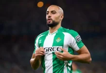 Liga : Sofyan Amrabat surprend par son jeu vers l’avant Sofyan Amrabat