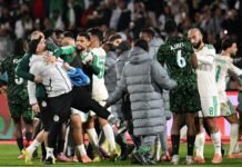 CAF : Enquête ouverte après les échauffourées impliquant joueurs, officiels et supporters DZ Incidents Algérie - Nigeria