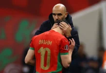 CAN 2025 : Regragui salue la mentalité de Brahim Díaz et l’équilibre de son effectif Walid Regragui et Brahim Diaz