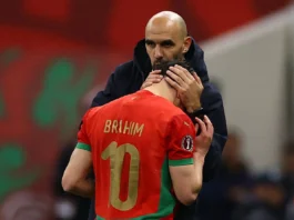 CAN 2025 : Regragui salue la mentalité de Brahim Díaz et l’équilibre de son effectif Walid Regragui et Brahim Diaz