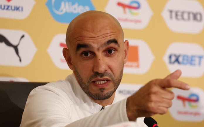 Walid Regragui - Finale CAN 2025 Walid Regragui - Finale CAN 2025