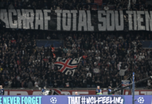 Les supporters parisiens affichent un soutien massif à Achraf Hakimi