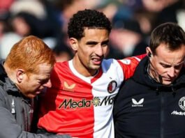 Oussama Targhalline touché : la crainte d’une longue absence Oussama Targhalline