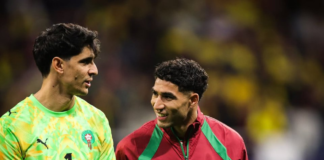 Lions de l’Atlas : Yassine Bounou envoie un message direct à Thiago Pitarch Yassine Bounou - Achraf Hakimi