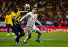 Maroc – Équateur : un nul précieux… mais des signaux à ne pas ignorer Brahim Diaz contre l'Equateur