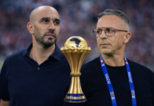 Paradoxe des Lions : Regragui part sans titre, Ouahbi arrive déjà champion Regragui - Ouahbi