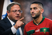 Liberté d’expression : Hakim Ziyech menacé par un ministre israélien ! Itamar Ben-Gvir vs Hakim Ziyech