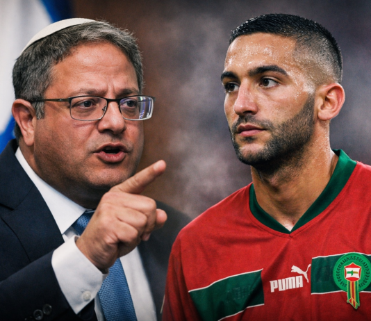 Liberté d’expression : Hakim Ziyech menacé par un ministre israélien ! Itamar Ben-Gvir vs Hakim Ziyech