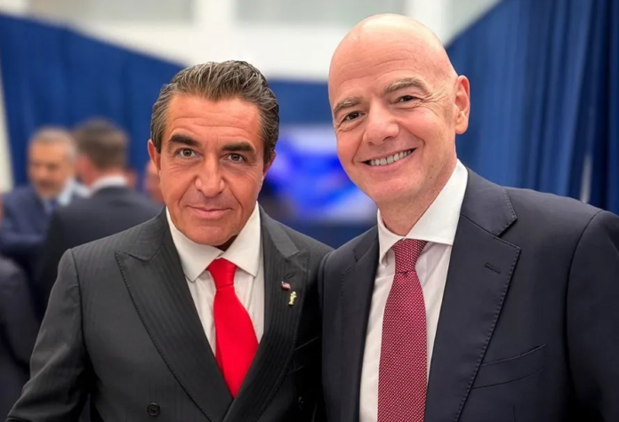 Paolo Zampolli et Gianni Infantino