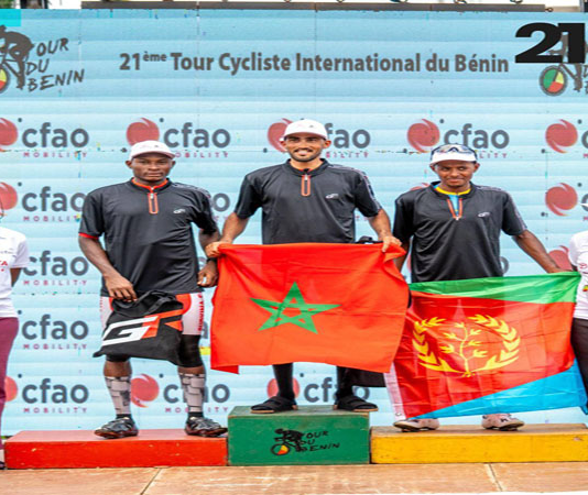 Cyclisme : Le Maroc domine le Tour du Bénin, un titre par équipes et un podium individuel