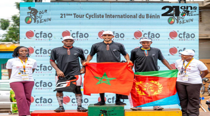 Cyclisme : Le Maroc domine le Tour du Bénin, un titre par équipes et un podium individuel